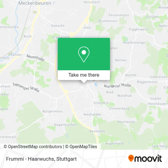 Frummi - Haarwuchs map