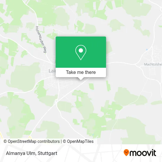 Almanya Ulm map
