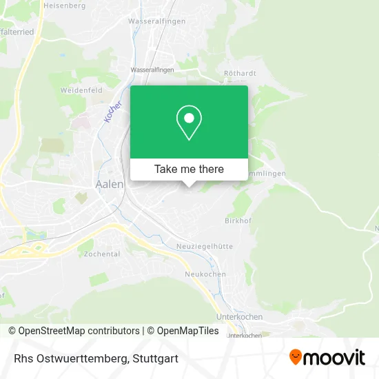 Rhs Ostwuerttemberg map