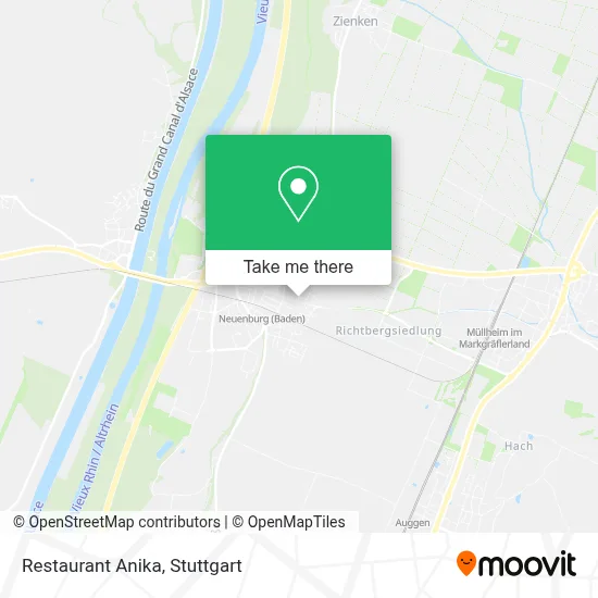 Restaurant Anika map