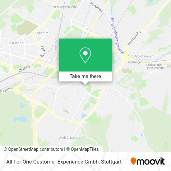 All For One Customer Experience Gmbh map