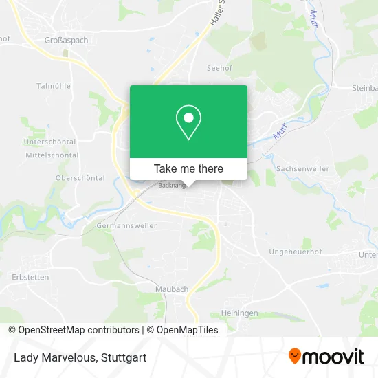 Lady Marvelous map