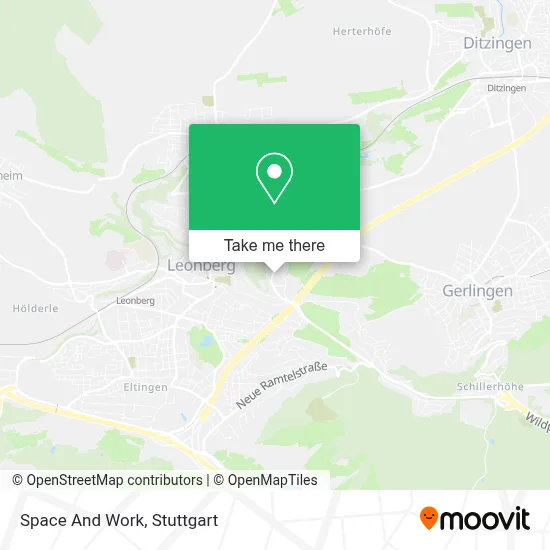 Space And Work map