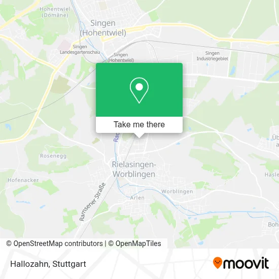 Hallozahn map