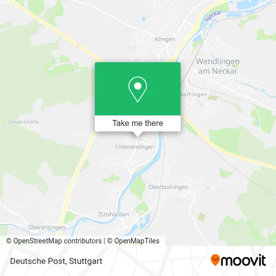 Deutsche Post map