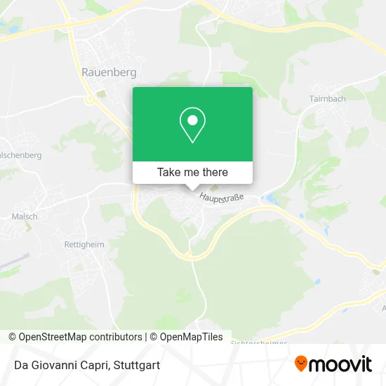 Da Giovanni Capri map