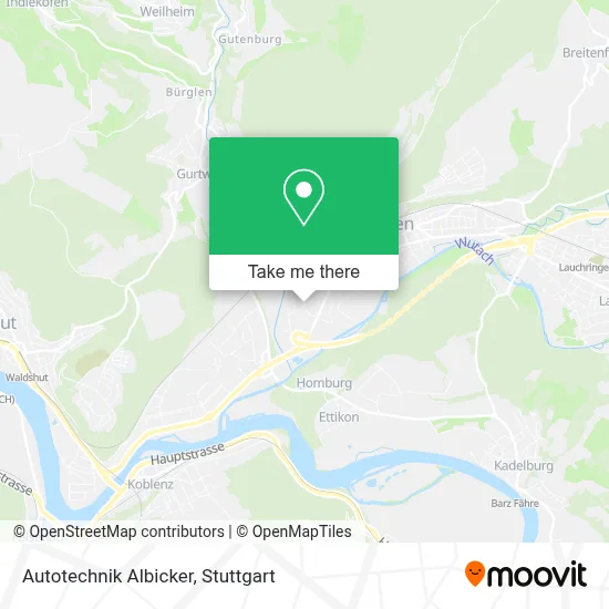 Autotechnik Albicker map