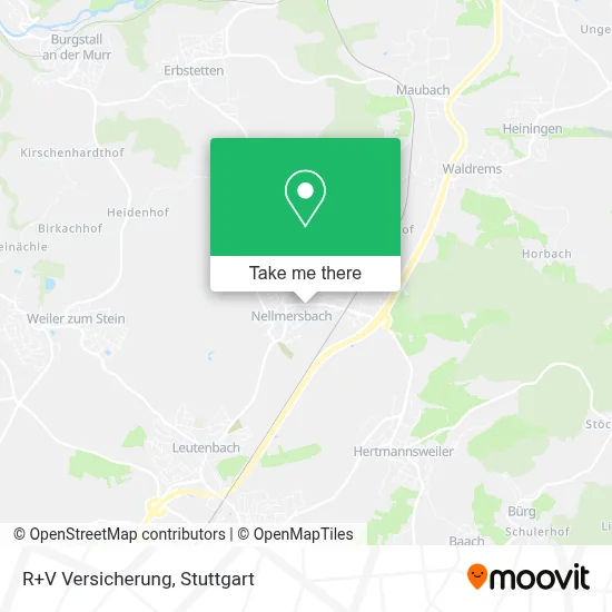 R+V Versicherung map