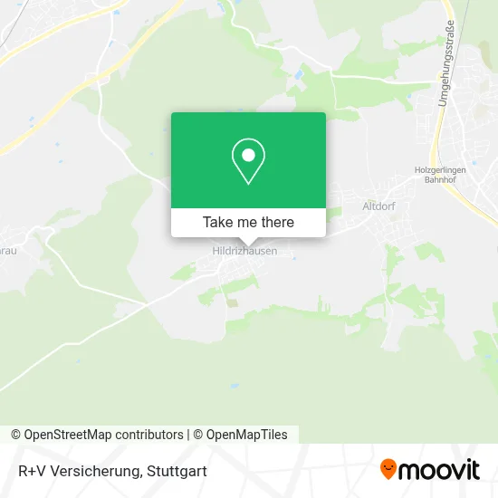 R+V Versicherung map