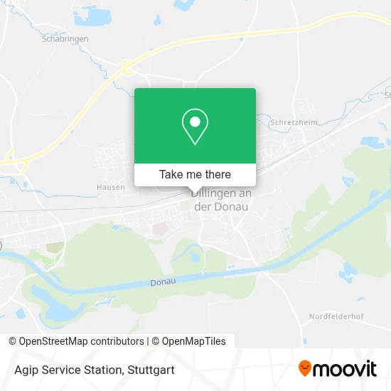 Agip Service Station map