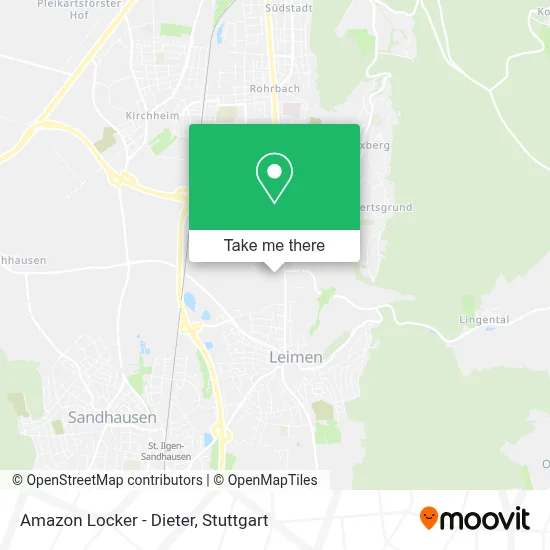 Amazon Locker - Dieter map
