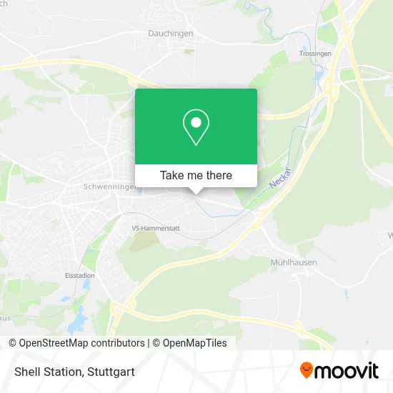 Shell Station map