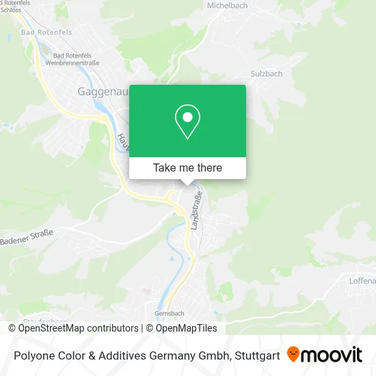 Polyone Color & Additives Germany Gmbh map