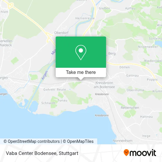 Vaba Center Bodensee map