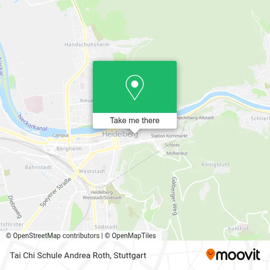 Tai Chi Schule Andrea Roth map