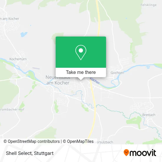 Shell Select map