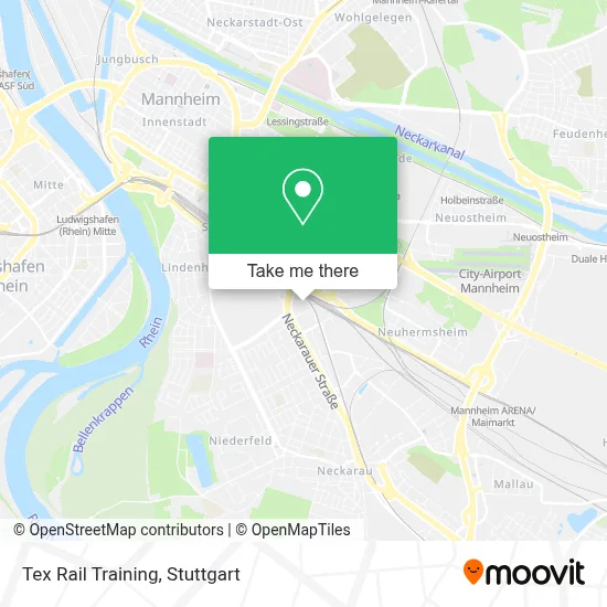 Tex Rail Training map
