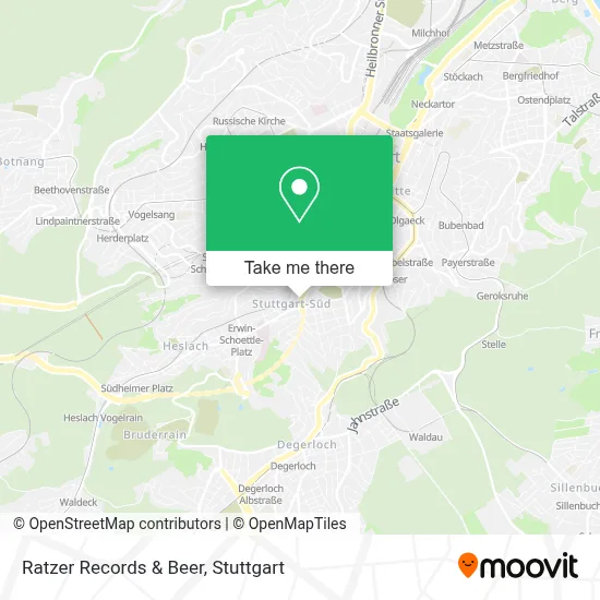Ratzer Records & Beer map