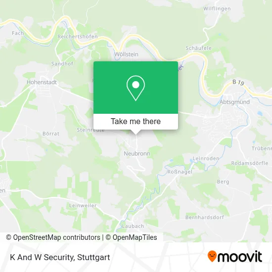 K And W Security map