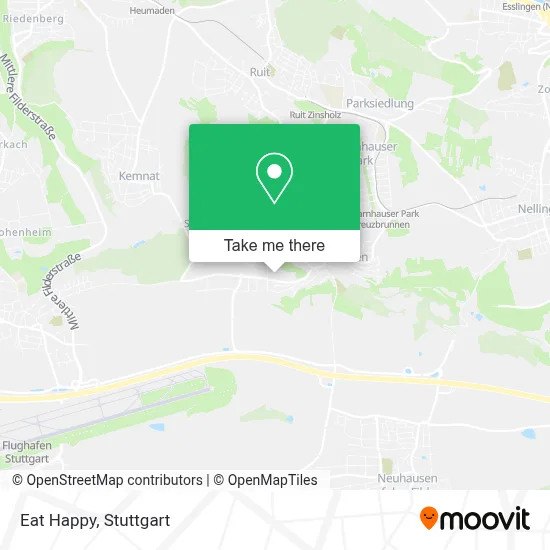 Eat Happy map