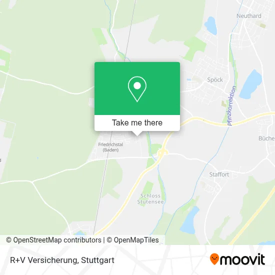 R+V Versicherung map