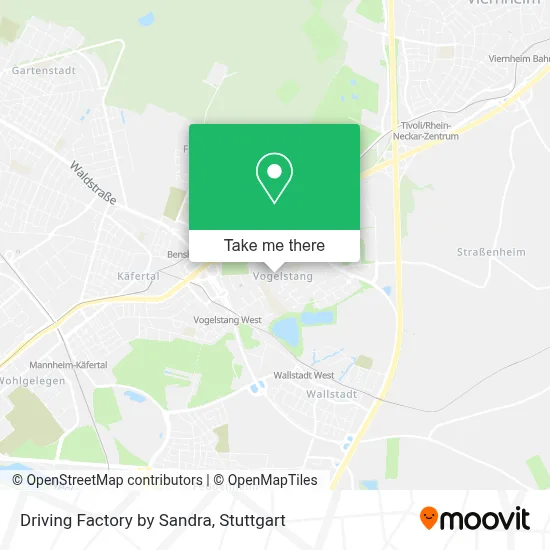 Driving Factory by Sandra map