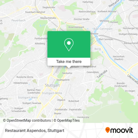Restaurant Aspendos map