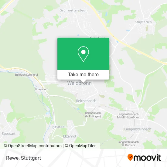 Rewe map
