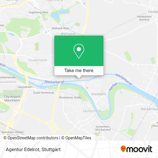 Agentur Edelrot map