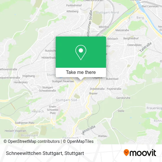Schneewittchen Stuttgart map