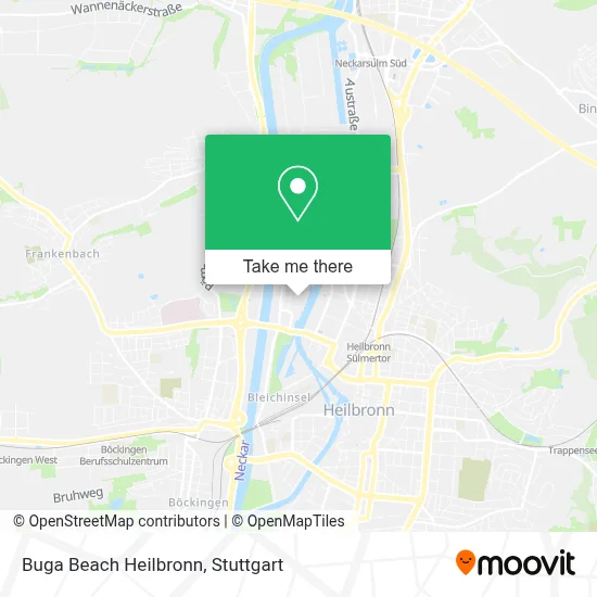 Buga Beach Heilbronn map