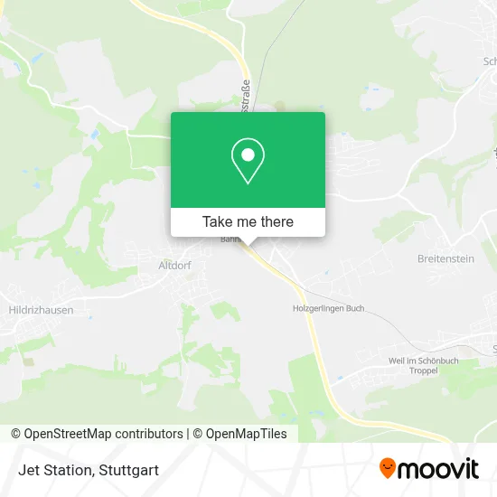 Jet Station map