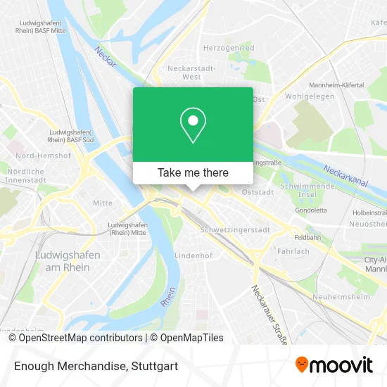 Enough Merchandise map