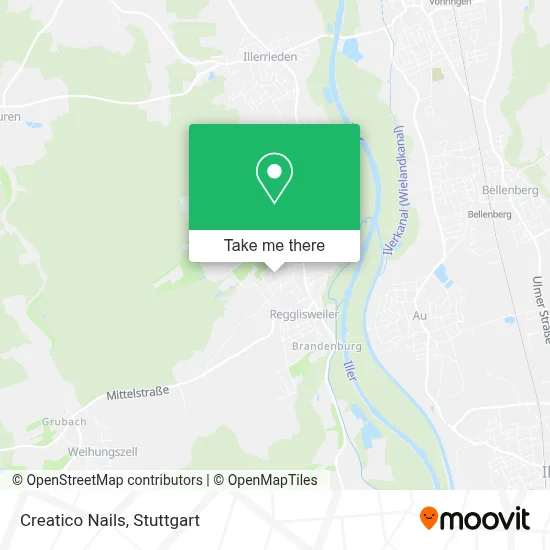 Creatico Nails map