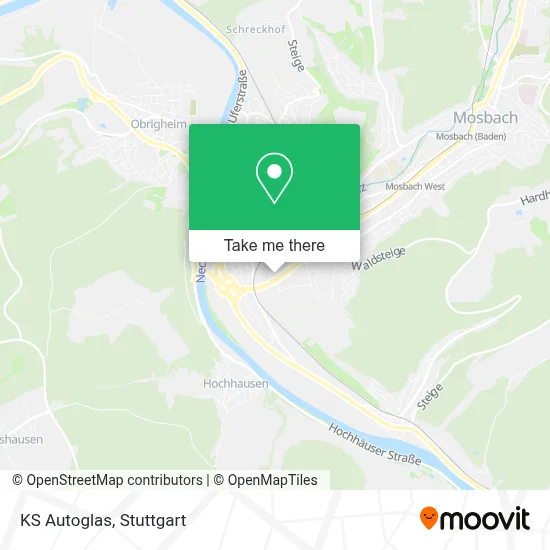 KS Autoglas map