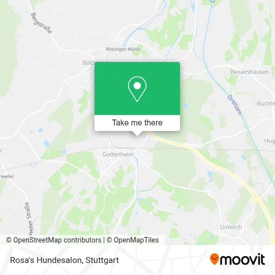 Rosa's Hundesalon map