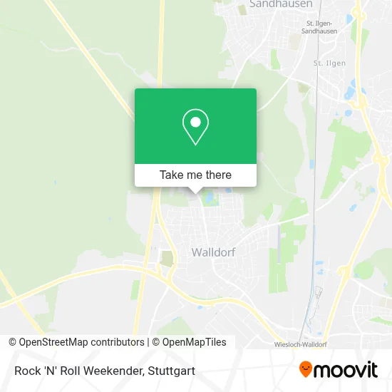 Rock 'N' Roll Weekender map