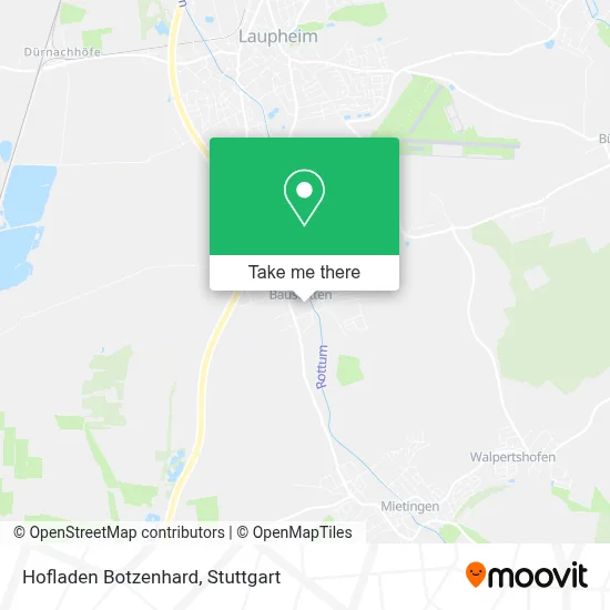 Hofladen Botzenhard map