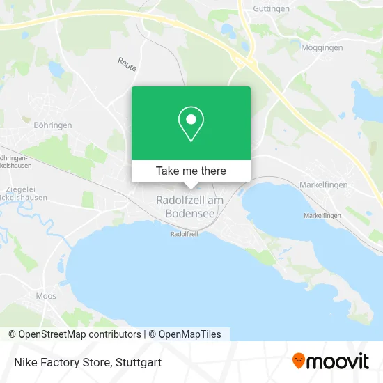 Nike Factory Store map