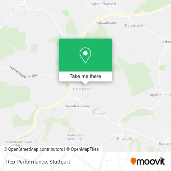 Rcp Performance map