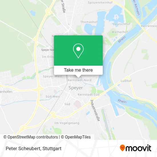 Peter Scheubert map