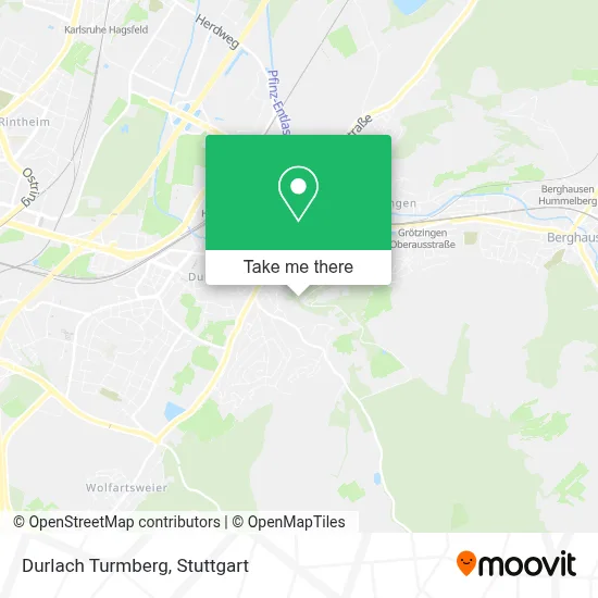 Durlach Turmberg map
