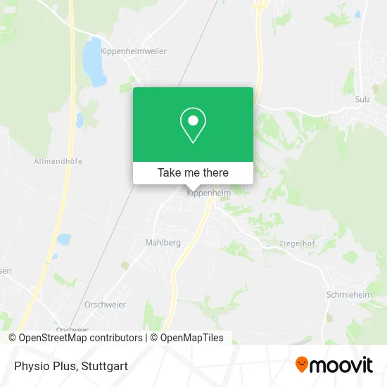 Physio Plus map