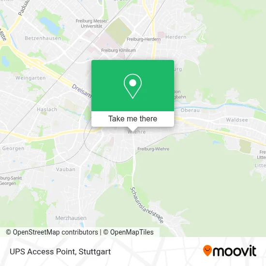 Ups Access Point map