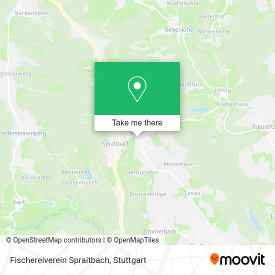 Fischereiverein Spraitbach map