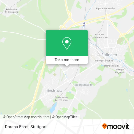 Dorena Ehret map