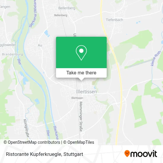 Ristorante Kupferkruegle map