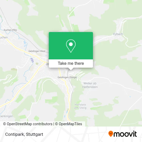 Contipark map