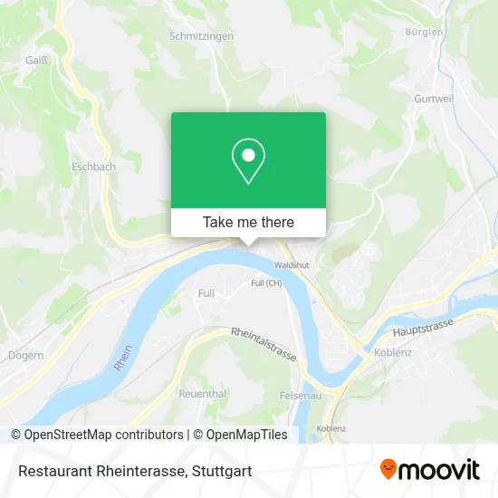 Restaurant Rheinterasse map