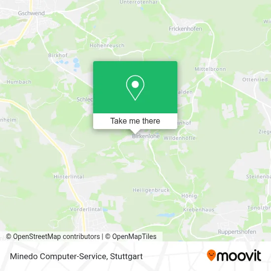 Minedo Computer-Service map
